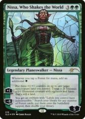 Nissa, Who Shakes the World - Foil - Stained Glass
